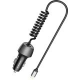 Автомобильное зарядное устройство Riversong Safari C3 Black + Lightning Cable (CC38-L)
