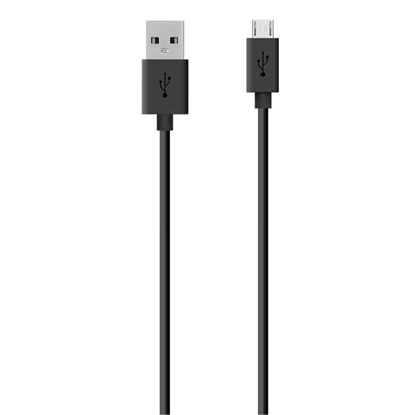 Кабель USB A (M) - microUSB B (M), 1.8м, Belkin F3U151cp1.8M-P