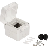 Настенная коробка Lanmaster LAN-MB-F45/1-WP