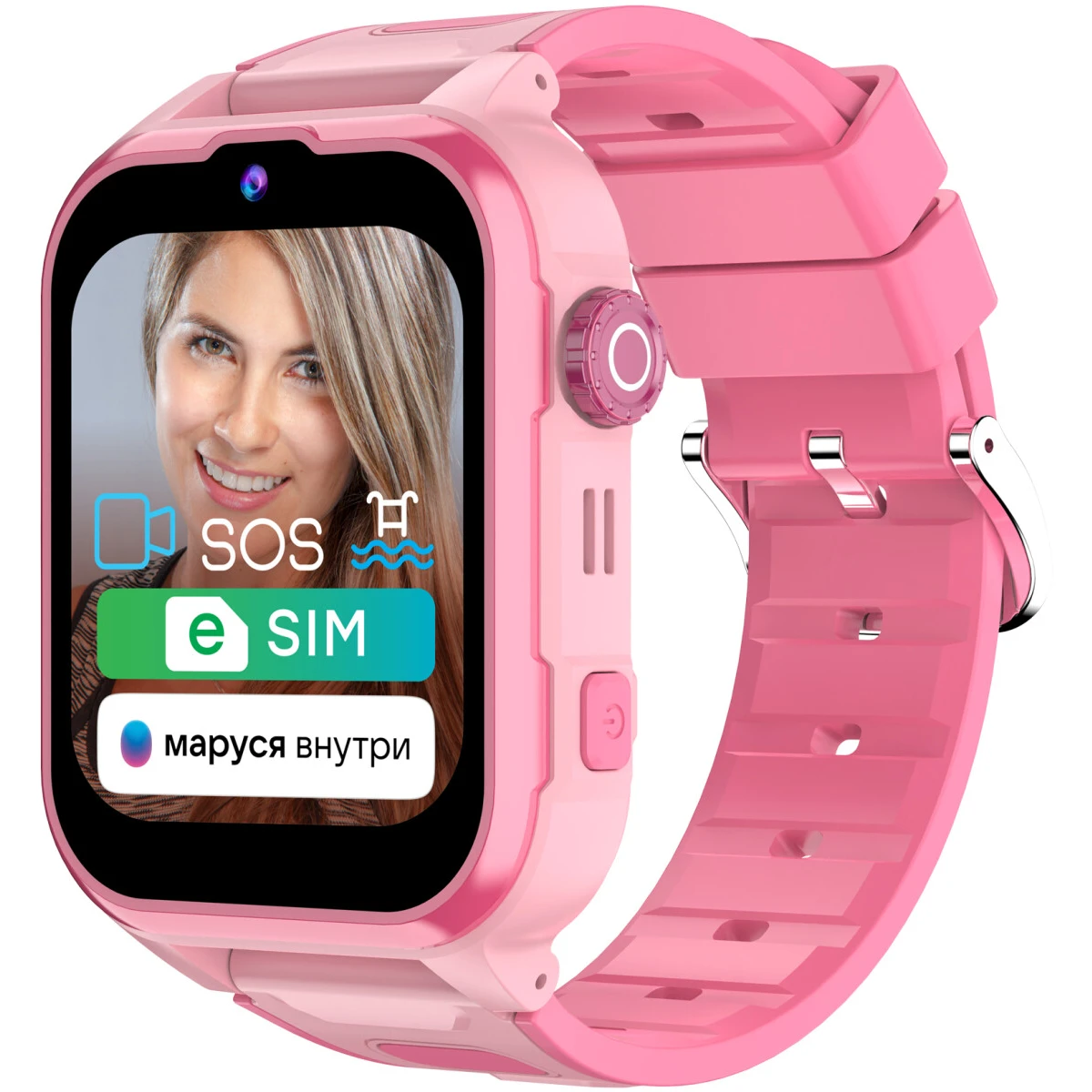 Умные часы Fontel KidsWatch 4G Progress eSim Pink