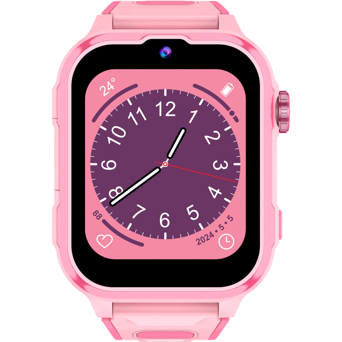 Умные часы Fontel KidsWatch 4G Progress eSim Pink - фото 2