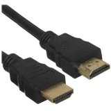Кабель HDMI - HDMI, 1м, Leef LF-CAB-HDMI1.4-PVC-1 Black (LF-CAB-HDMI1.4-PVC-1-black)