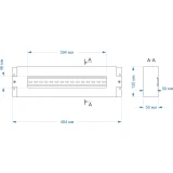 Панель Cabeus PS-3U-BK