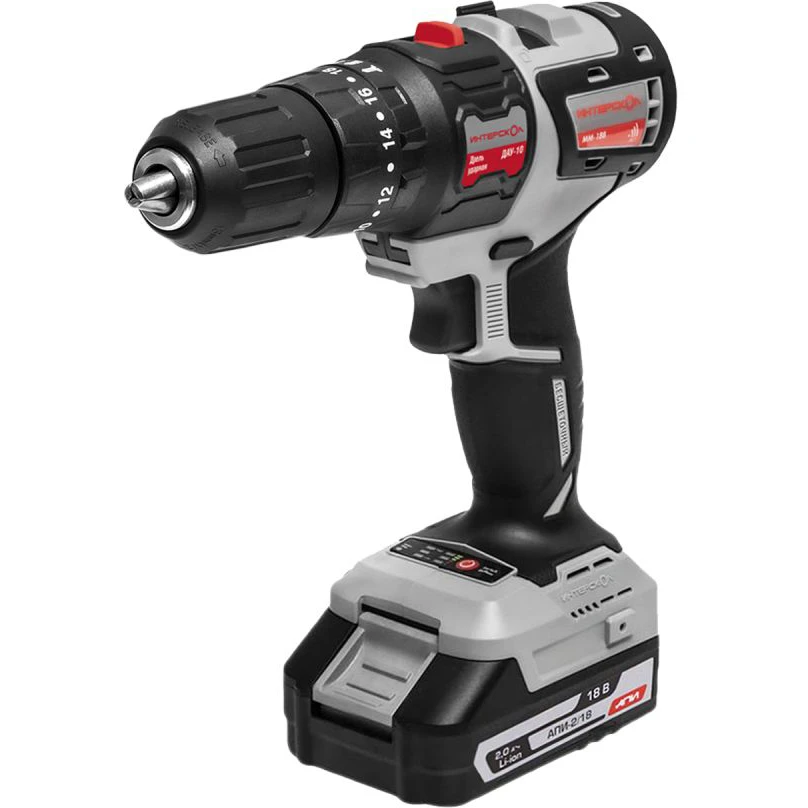 Дрель-шуруповёрт Интерскол ДАУ-10/18В (755.2.2.47)