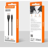 Кабель USB A (M) - microUSB B (M), 1м, Riversong Alpha S (CM32)