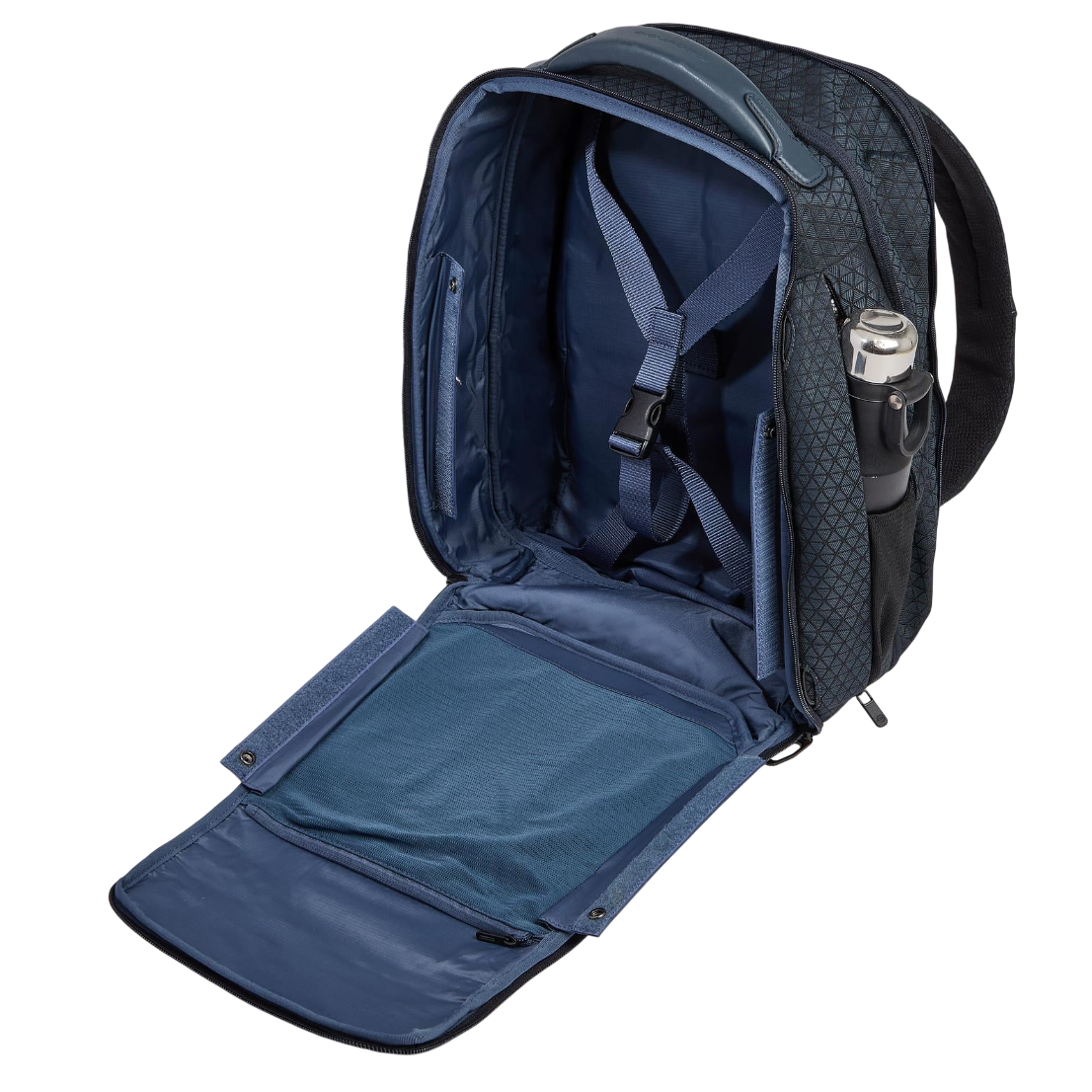 Рюкзак для ноутбука Piquadro Modular Travel Laptop Backpack Fabric Blue (CA6827W139/BLU) - фото 4