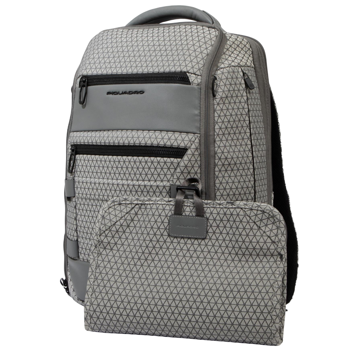 Рюкзак для ноутбука Piquadro Modular 2-in-1 Travel Laptop Backpack 15.6" Grey (CA6829W139BM/GR) - фото 3