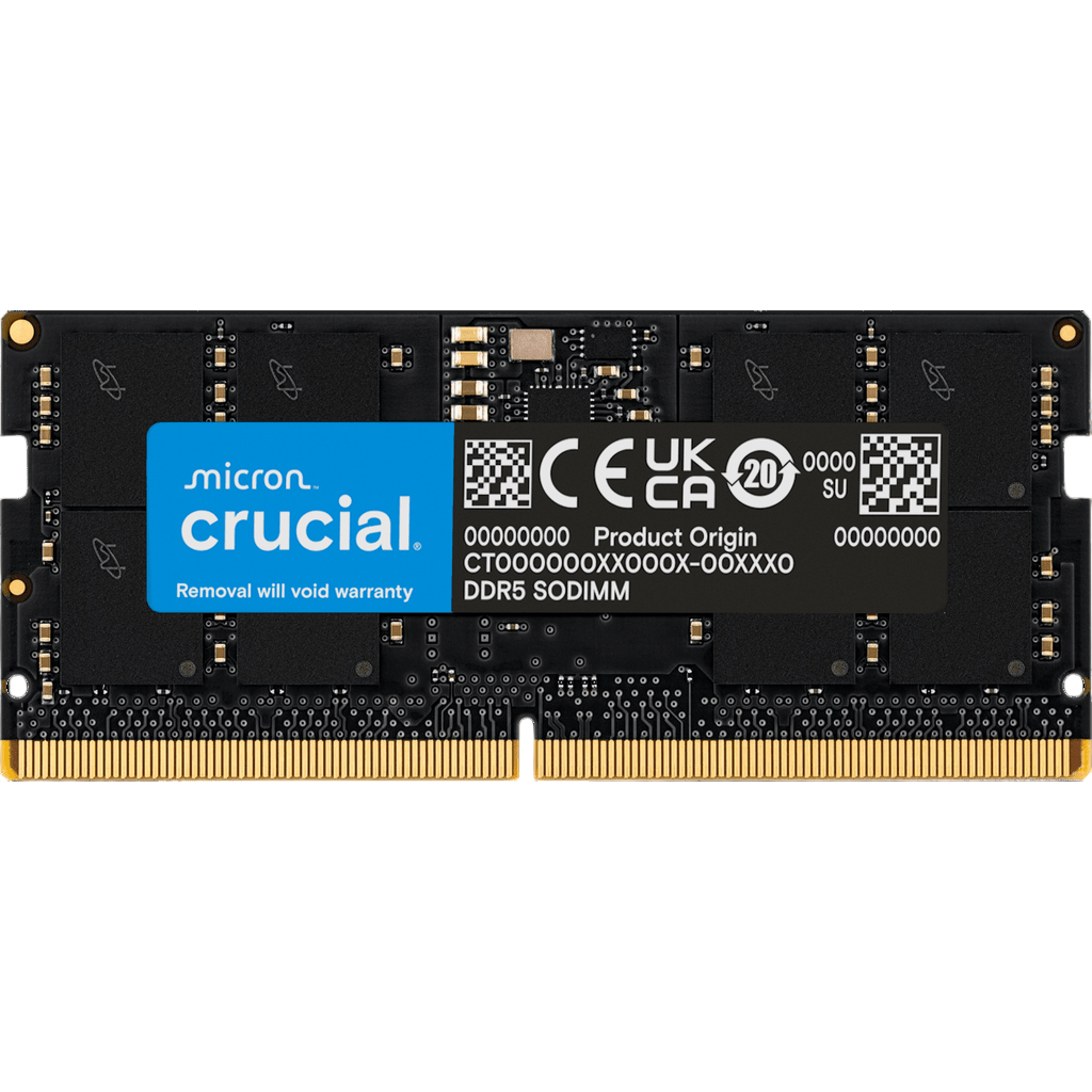 Оперативная память 24Gb DDR5 5600MHz Crucial SO-DIMM (CT24G56C46S5)