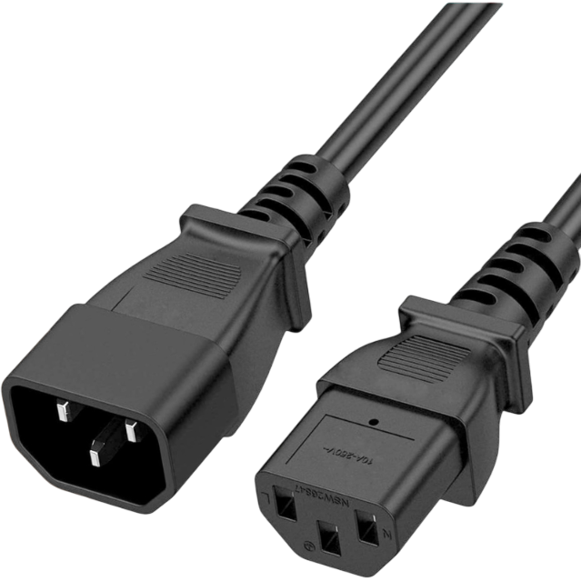 Кабель питания C13 - C14, 3м, 5bites PC110-30A