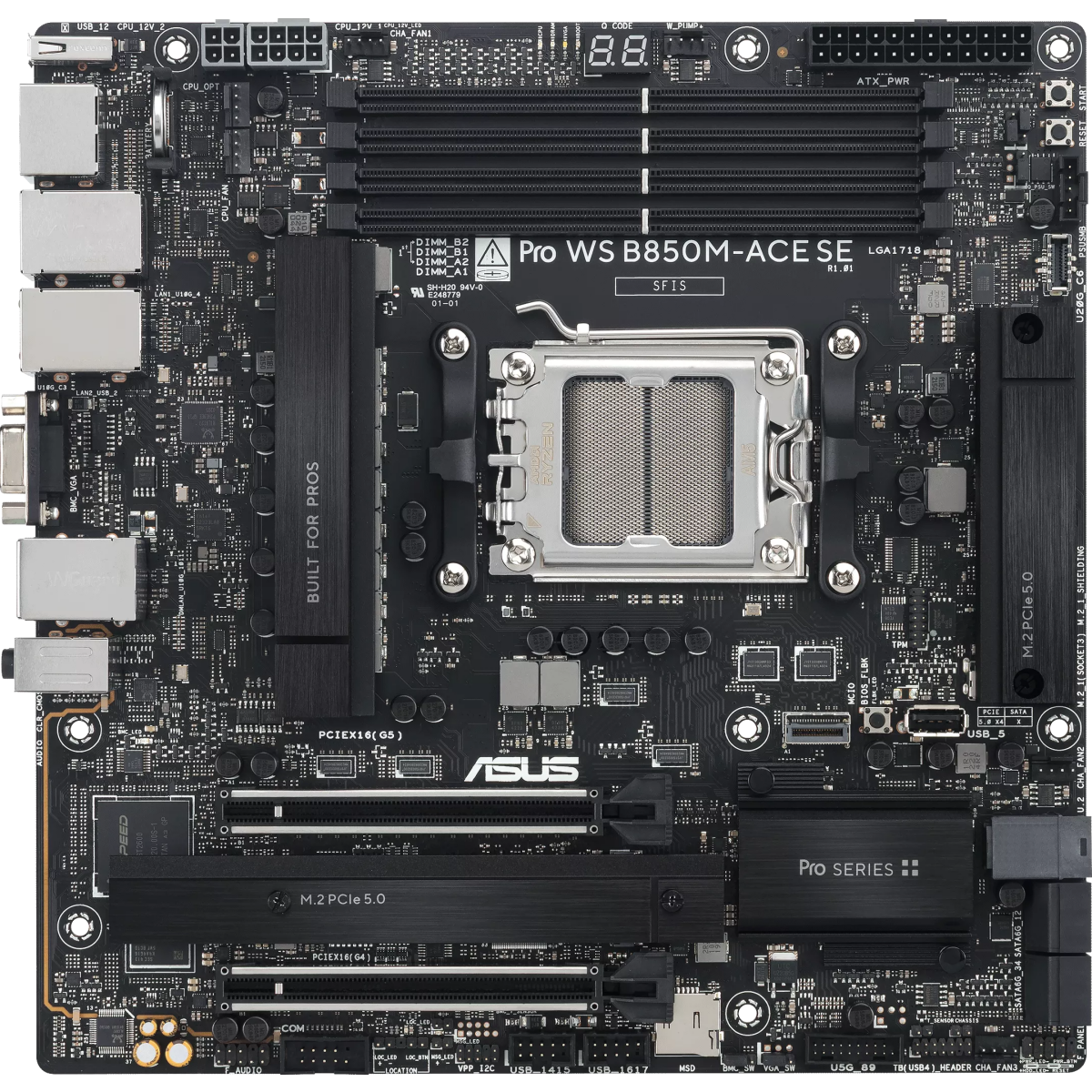 Материнская плата ASUS Pro WS B850M-ACE SE