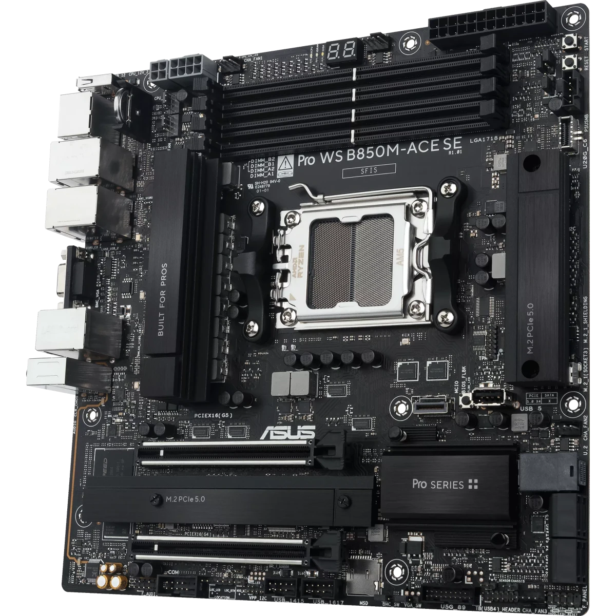 Материнская плата ASUS Pro WS B850M-ACE SE - фото 3