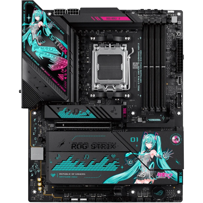 Материнская плата ASUS ROG STRIX X870E-H GAMING WIFI7 HATSUNE MIKU EDITION