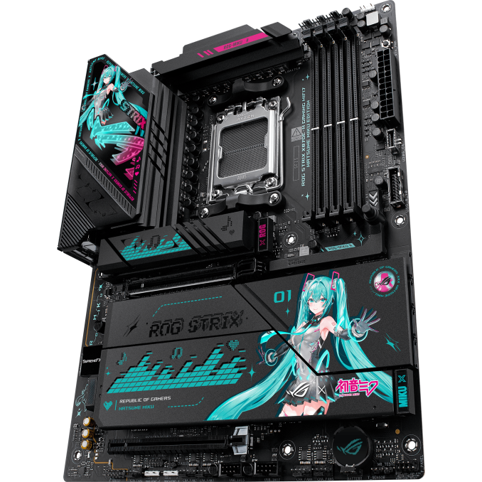 Материнская плата ASUS ROG STRIX X870E-H GAMING WIFI7 HATSUNE MIKU EDITION - фото 3