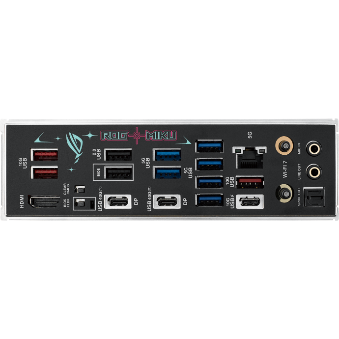 Материнская плата ASUS ROG STRIX X870E-H GAMING WIFI7 HATSUNE MIKU EDITION - фото 4