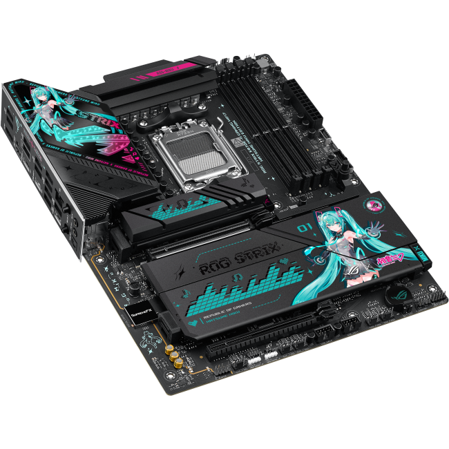 Материнская плата ASUS ROG STRIX X870E-H GAMING WIFI7 HATSUNE MIKU EDITION - фото 5