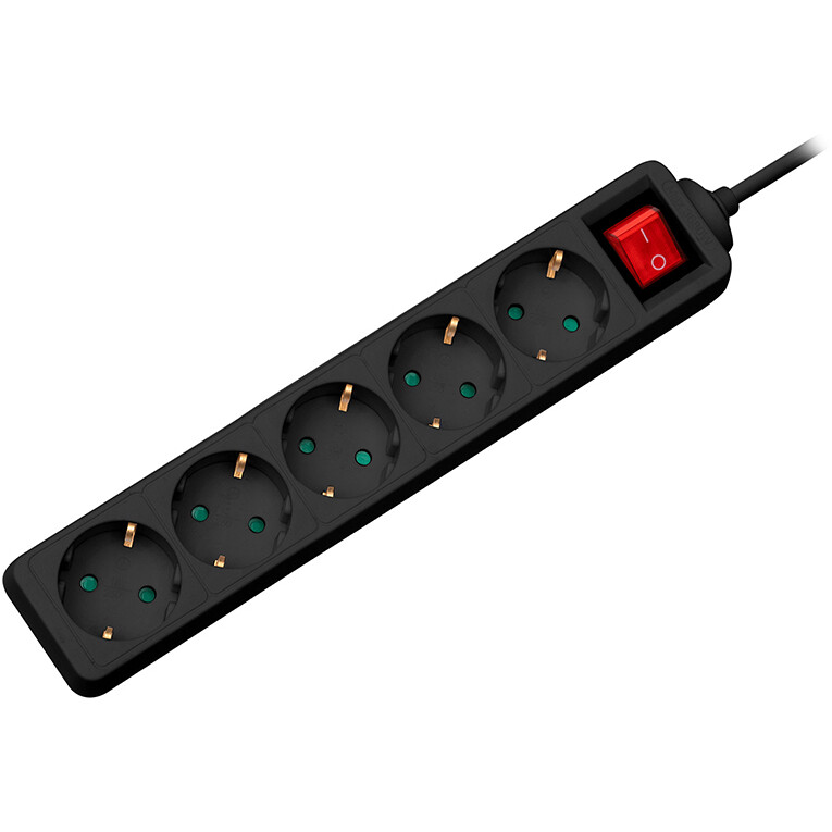 Сетевой фильтр CBR CSF-SP-5-030M-B Black - фото 2