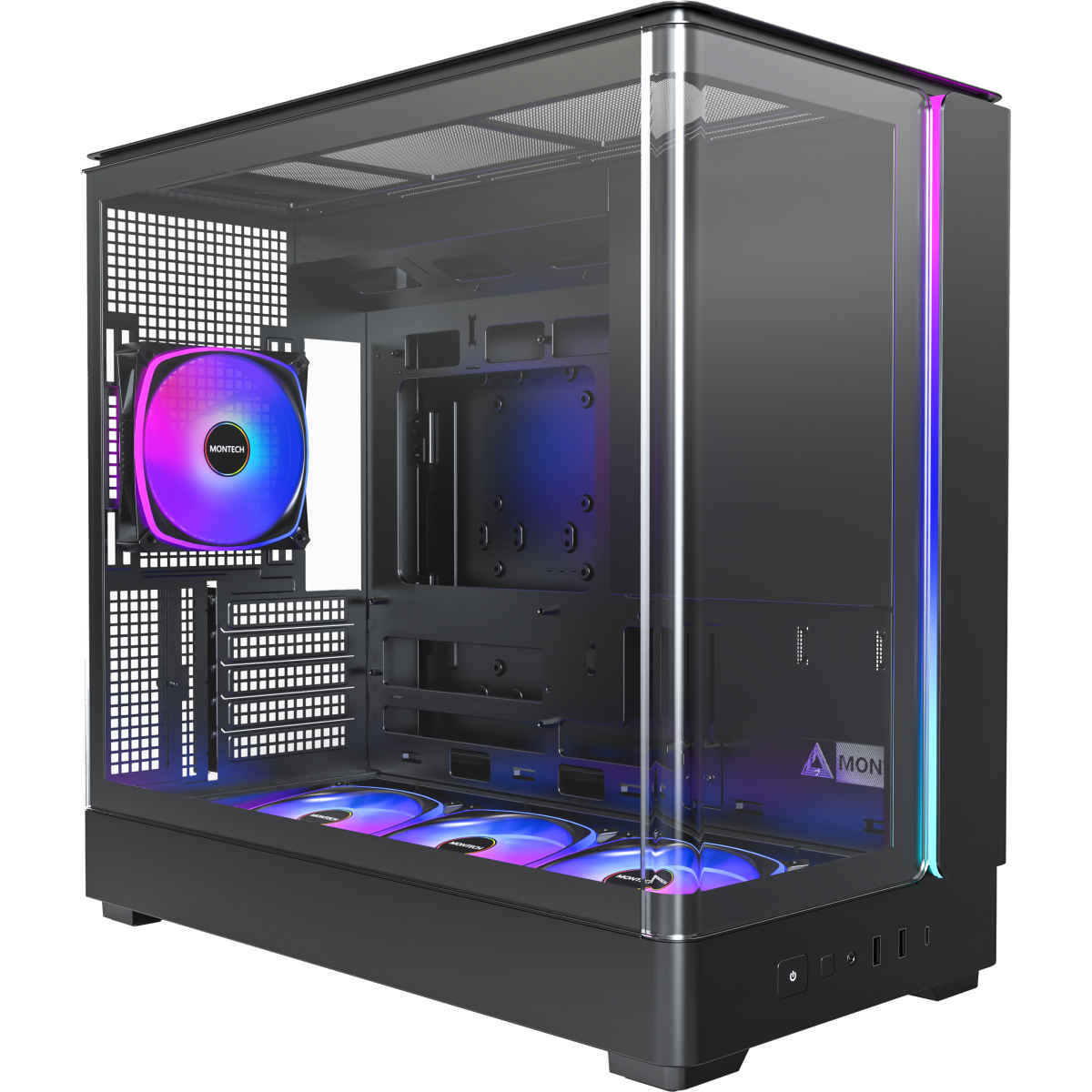 Корпус MONTECH KING PRO 15 Black - KING 15 PRO (B)