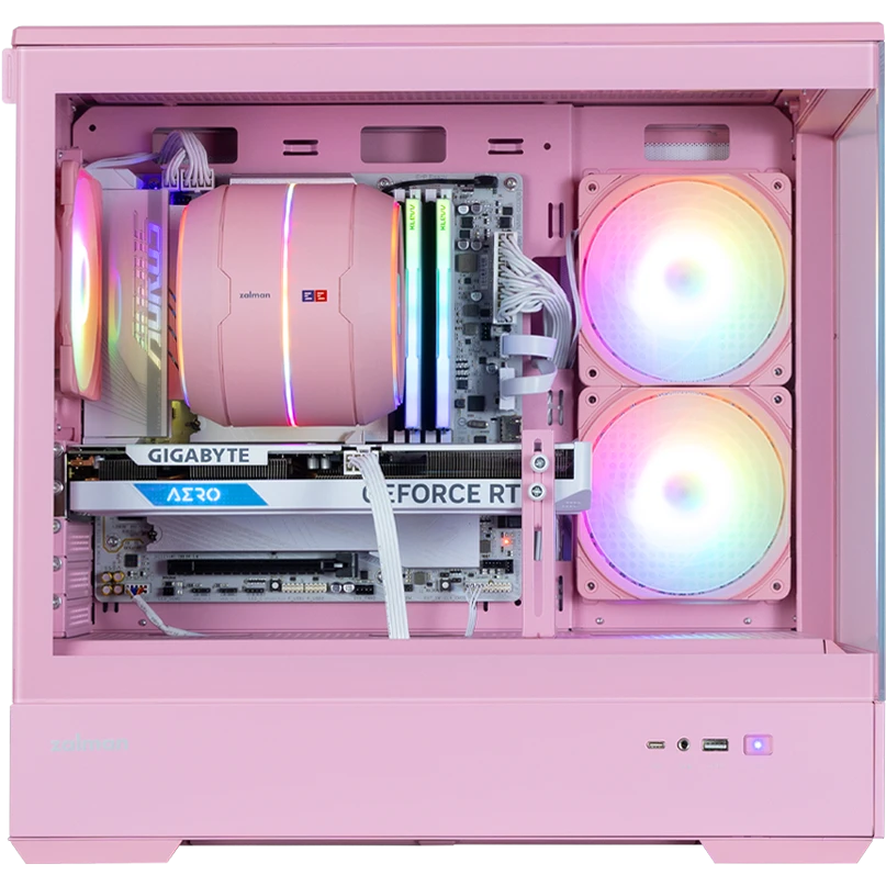 Корпус Zalman P30 V2 Pink - P30 Pink V2 - фото 8