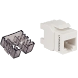 Вставка RJ-45 Lanmaster LAN-OK45U6/180N-WH