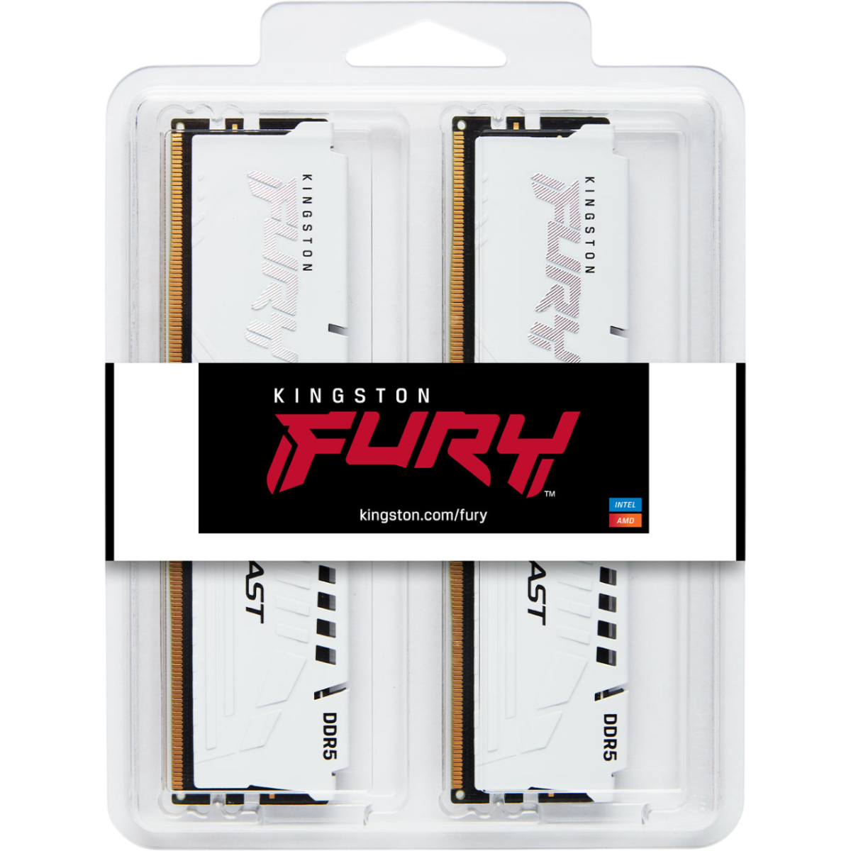 Оперативная память 32Gb DDR5 6400MHz Kingston Fury Beast (KF564C32BWEK2-32) (2x16Gb KIT) - фото 3