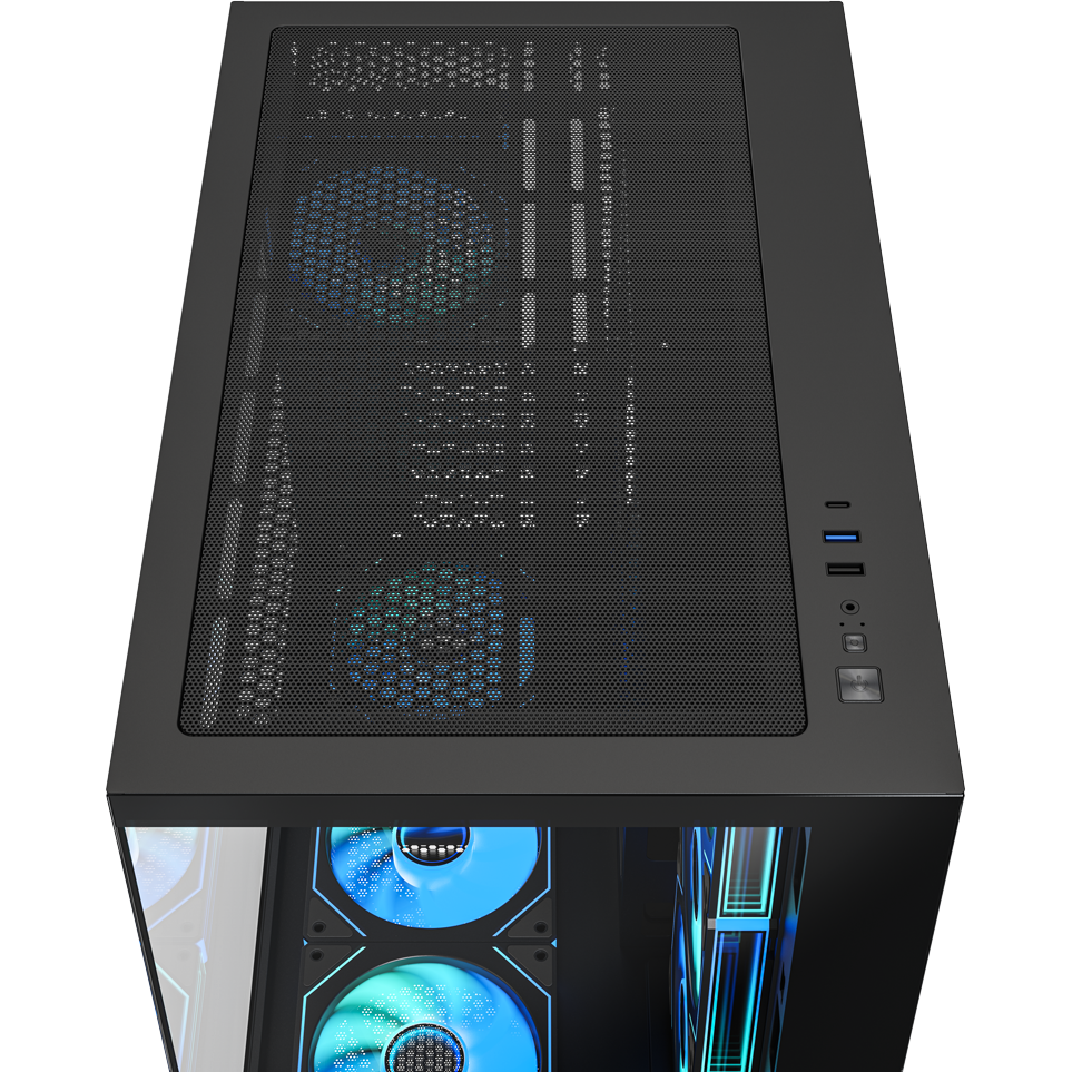 Корпус XASTRA QW500 7FM12A-C10-UC Black - QW500-7FM12A-C10-UC - фото 7