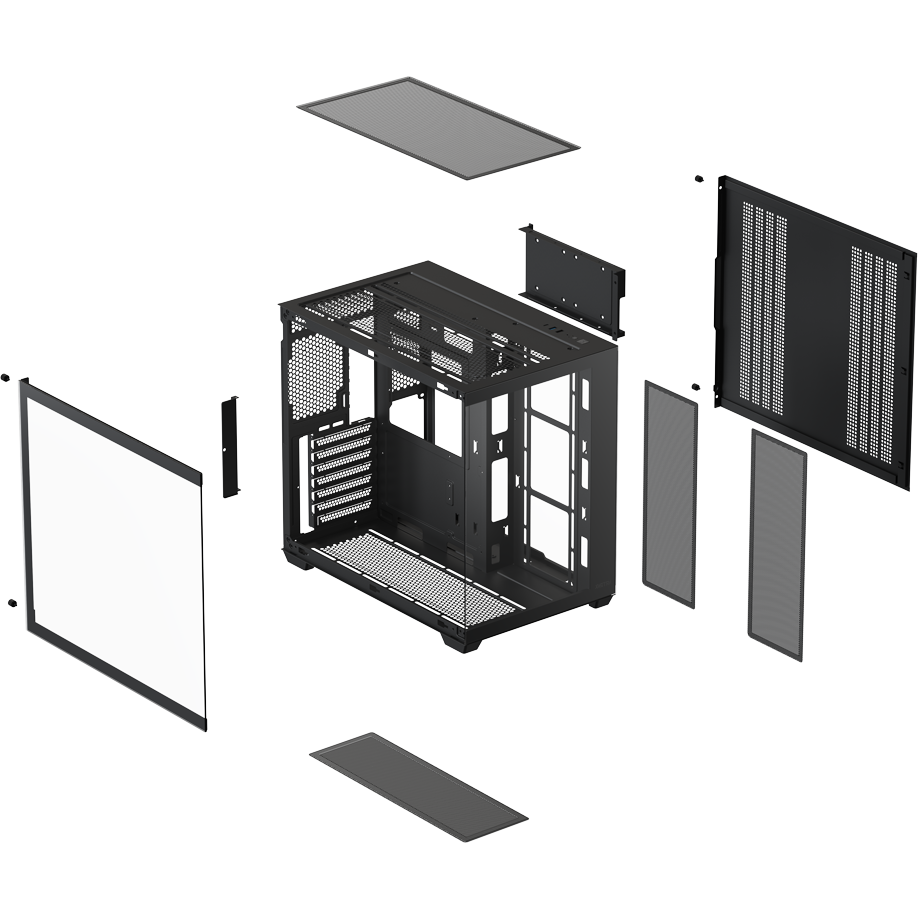 Корпус XASTRA QW500 7FM12A-C10-UC Black - QW500-7FM12A-C10-UC - фото 9