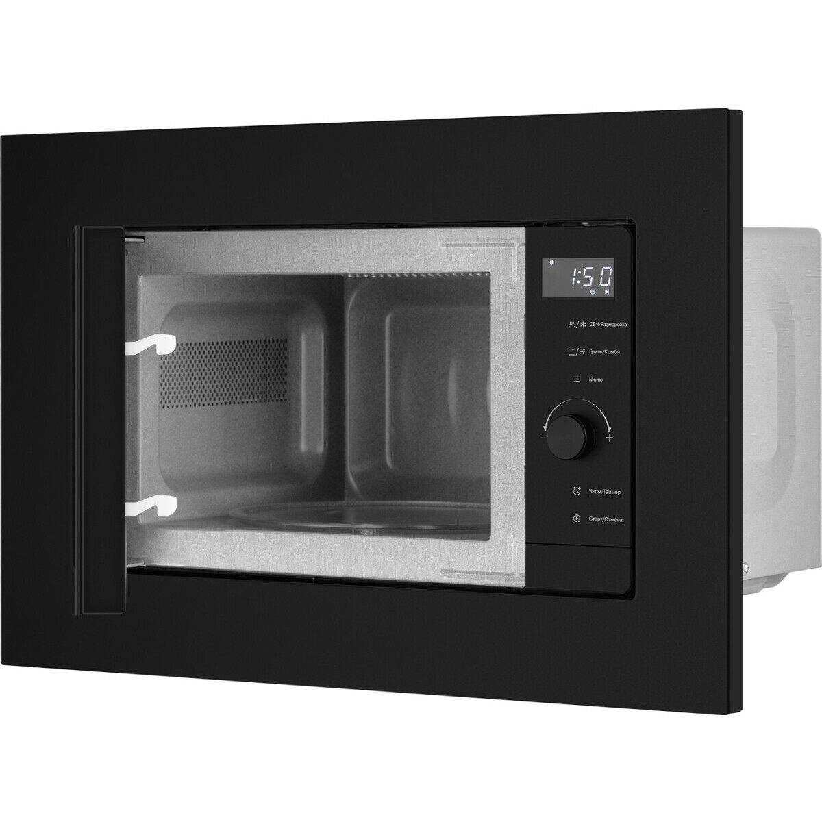 Встраиваемая микроволновая печь Weissgauff HMT-620 BG Grill Matt Edition - 438413 - фото 5