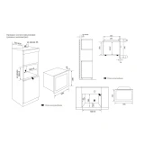 Встраиваемая микроволновая печь Weissgauff HMT-620 BG Grill Matt Edition (438413)