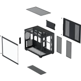 Корпус XASTRA QW500M 6FM12A-C10-UC Black (QW500M-6FM12A-C10-UC)