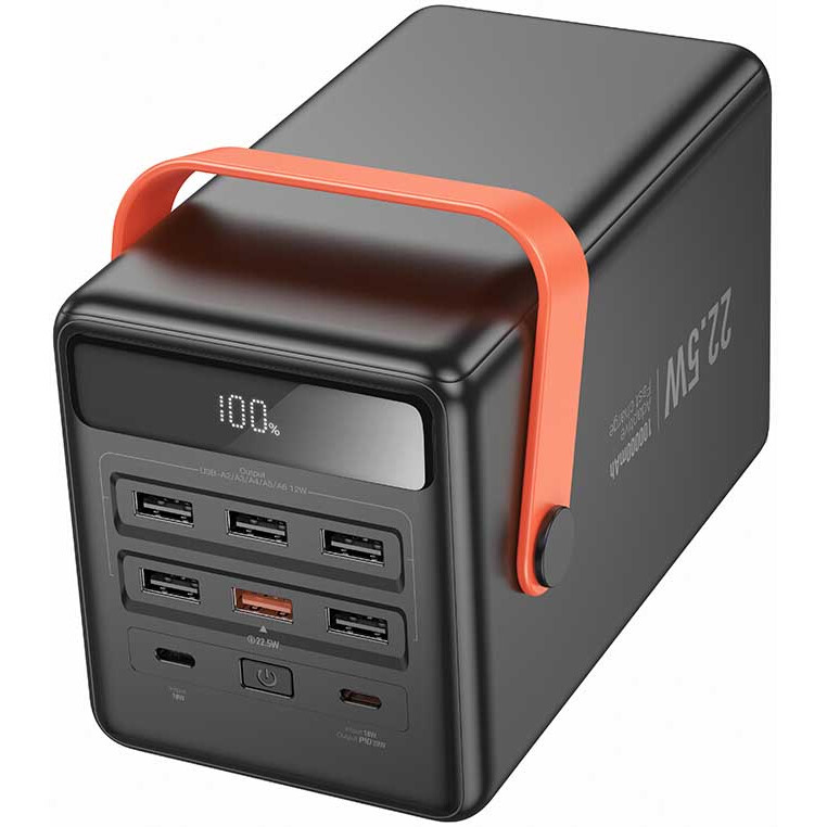 Внешний аккумулятор HOCO J142 Grey - 6942007639965 - фото 5