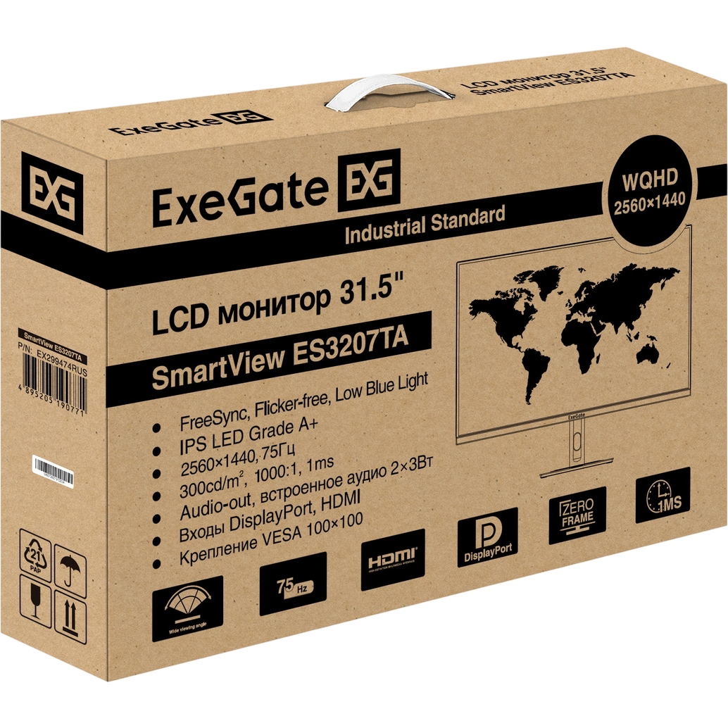 Монитор ExeGate 32" SmartView ES3207TA - EX299474RUS - фото 11