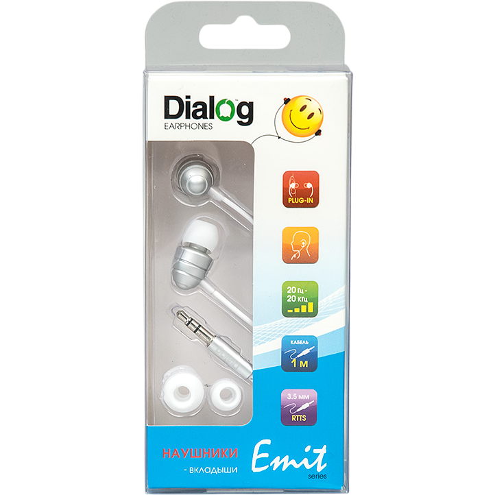 Наушники Dialog EP-F55 Silver - фото 4