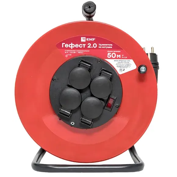 Сетевой удлинитель EKF UKG02-16-R325-4-50-IP44 - фото 4