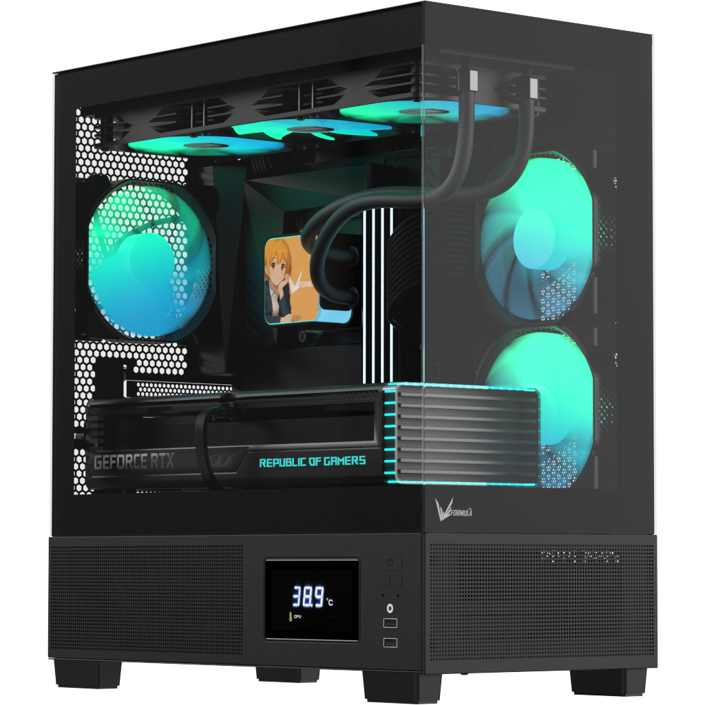 Корпус Formula Crystal E1M Black