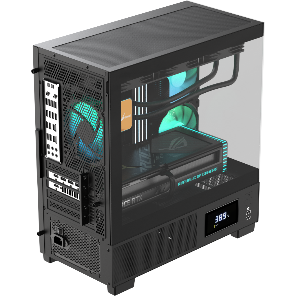 Корпус Formula Crystal E1M Black - CRYSTAL E1M - фото 4