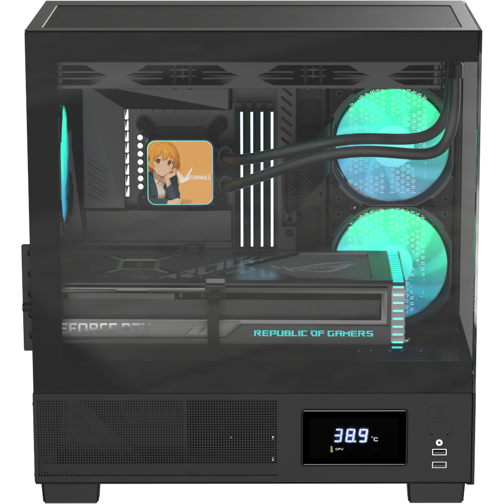 Корпус Formula Crystal E1M Black - CRYSTAL E1M - фото 5