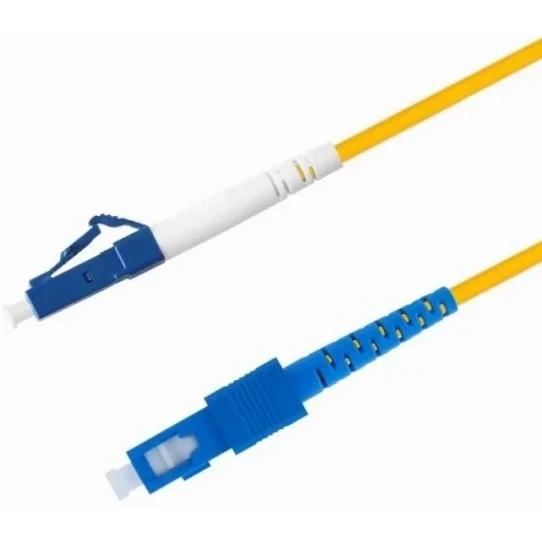 Патч-корд TELCORD ШОС-2.0-LC/U-SC/U-SM-10м-LSZH-YL, 10м