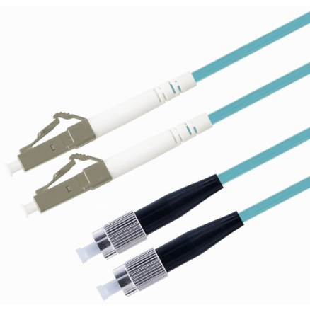 Патч-корд TELCORD ШОС-2x3.0-2FC/U-2LC/U-MM503-4м-LSZH-AQ, 4м