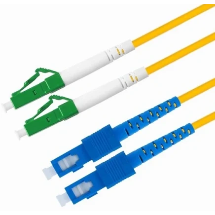 Патч-корд TELCORD ШОС-2x3.0-2LC/A-2SC/U-SM-5м-LSZH-YL, 5м