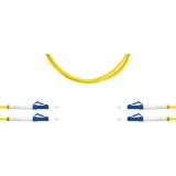 Патч-корд TELCORD ШОС-2x3.0-2LC/U-2LC/U-SM-1м-LSZH-YL, 1м