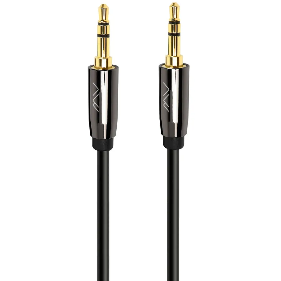 Кабель 3.5 Jack (M) - 3.5 Jack (F), 1м, Caweon GG-1M