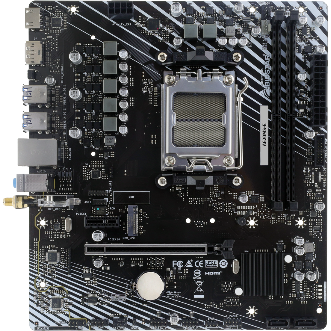 Материнская плата Biostar A620MS-E
