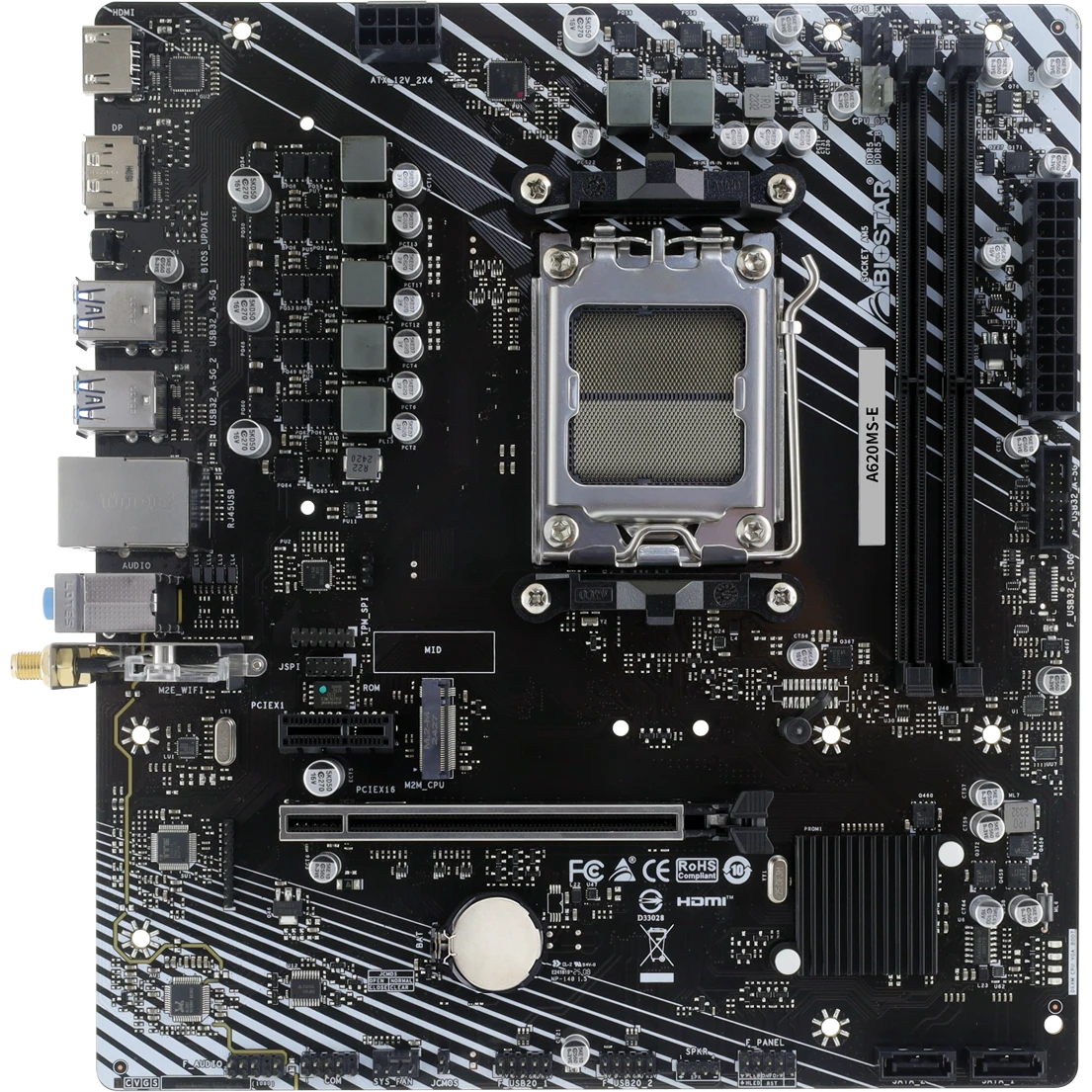Материнская плата Biostar A620MS-E