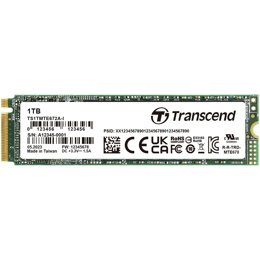 Накопитель SSD 1TB Transcend MTE672A-I (TS1TMTE672AI-VS1)
