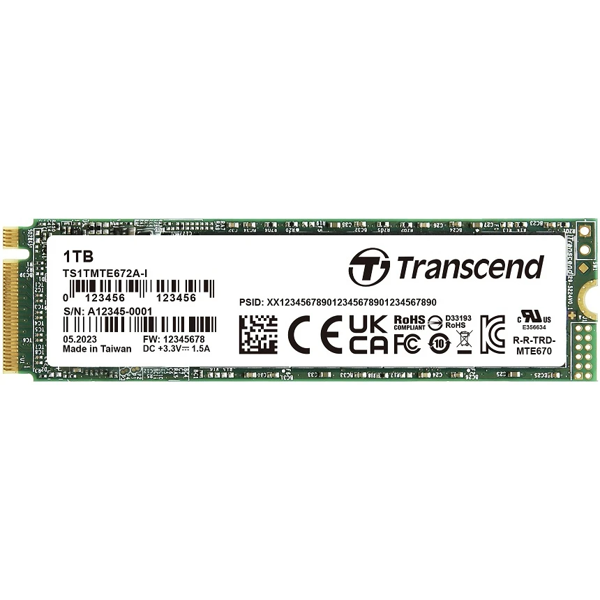 Накопитель SSD 1Tb Transcend MTE672A-I (TS1TMTE672AI-VS1)