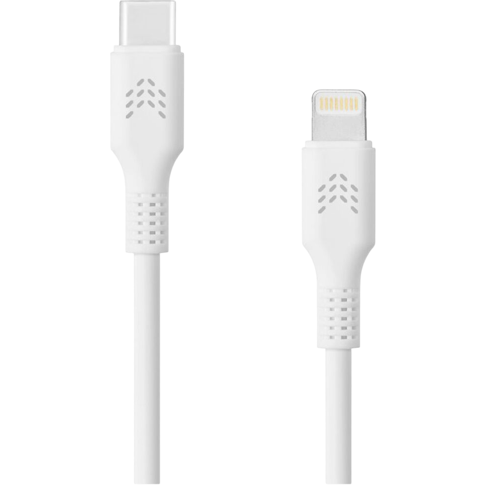 Кабель USB Type-C - Lightning, 1м, Rocket RDC510WH01FL-CL White