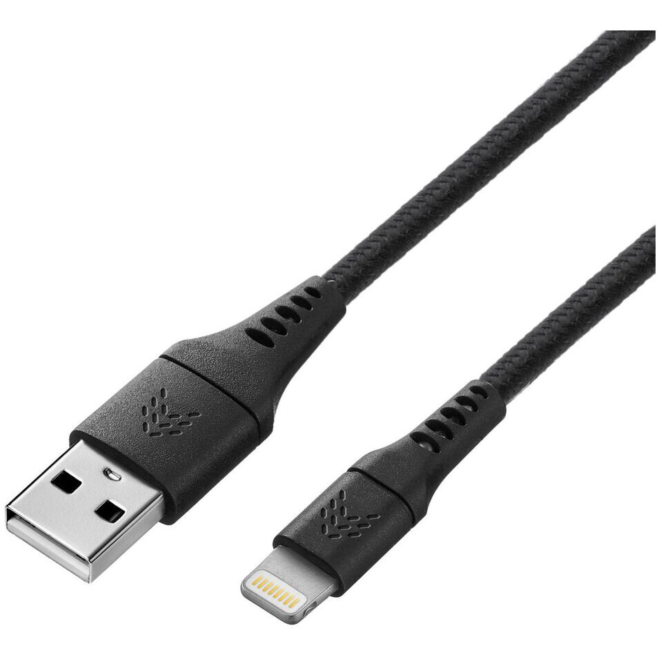 Кабель USB - Lightning, 1м, Rocket RDC501BL01CT-AL Black - фото 2