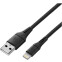 Кабель USB - Lightning, 1м, Rocket RDC501BL01CT-AL Black - фото 2