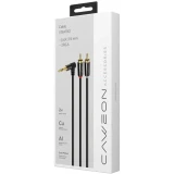 Кабель 3.5 Jack (M) - 2x RCA (M), 2м, Caweon GJ-2M