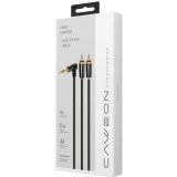 Кабель 3.5 Jack (M) - 2x RCA (M), 3м, Caweon GJ-3M